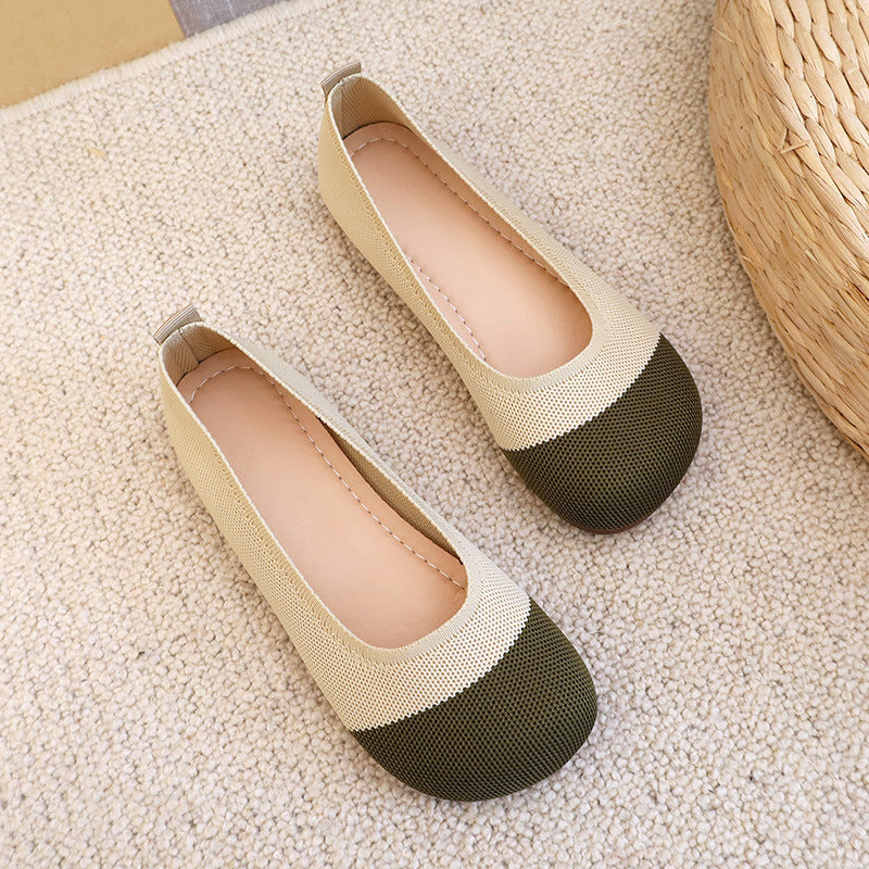 Damen Atmungsaktive flache Schuhe