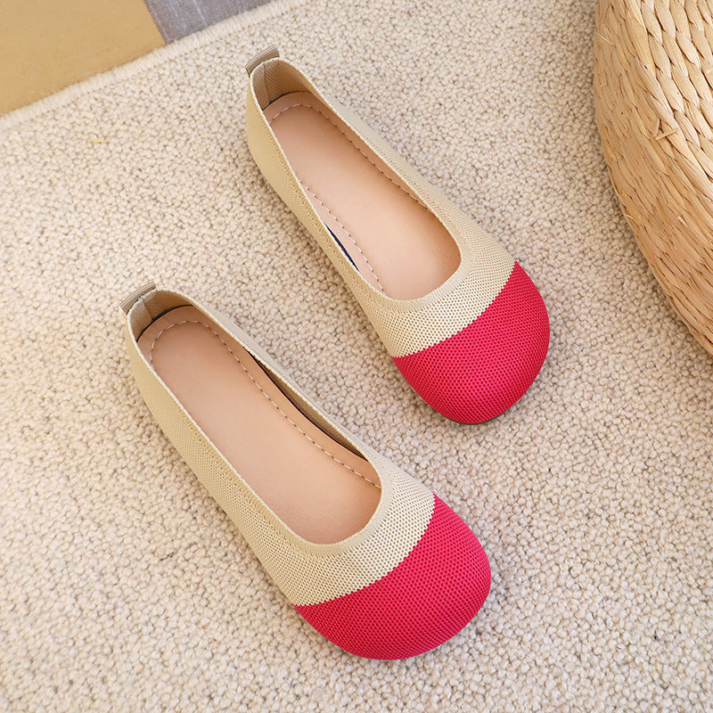 Damen Atmungsaktive flache Schuhe