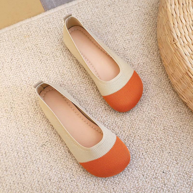 Damen Atmungsaktive flache Schuhe